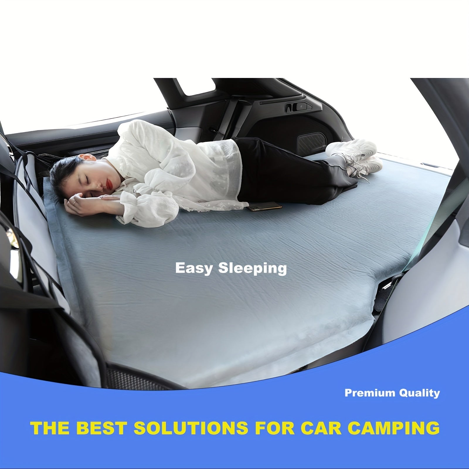 Gray SUV Cargo Liner Mattress Bed Extender for Trunk Storage