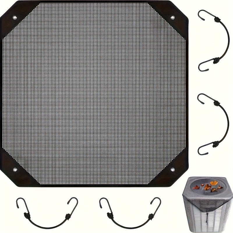 Outdoor Air Conditioner Cover Waterproof PVC Mesh Windproof Dust Cold Protection