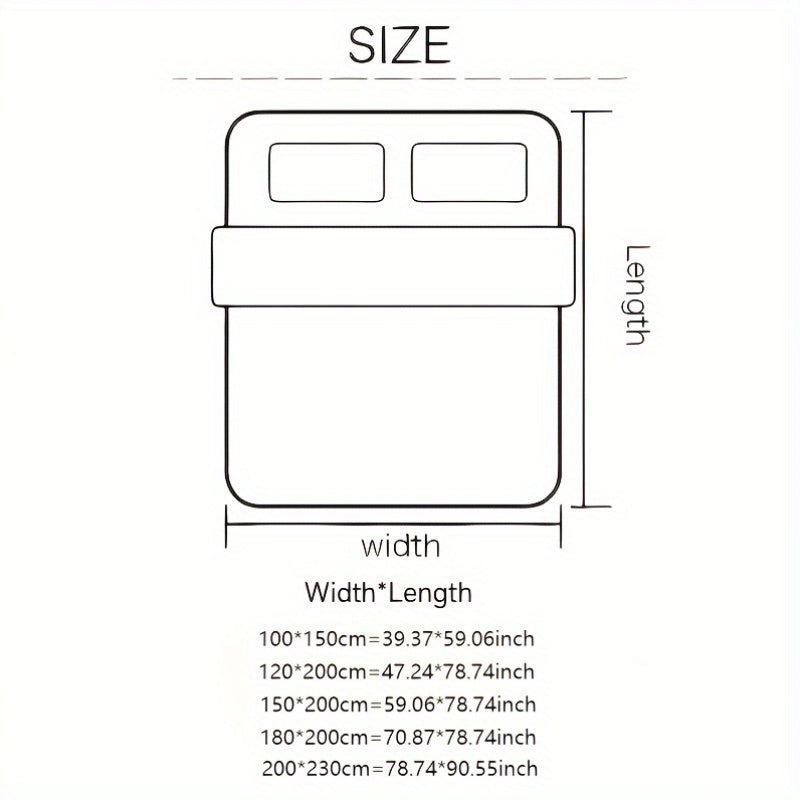 Double-Sided Plush Fleece Throw Blanket Brown Knitted Polyester Jacquard All-Season