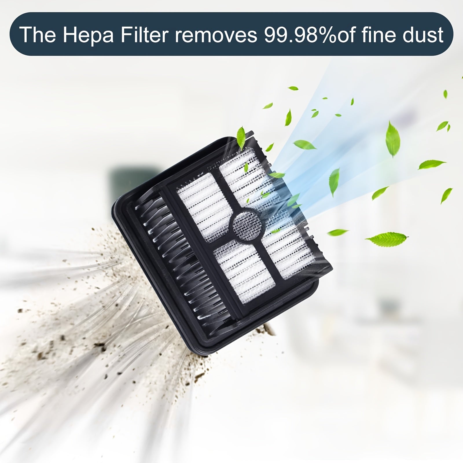 Set of 5 HEPA Filters for Wet Dry Vacuum Cleaners Replacement Parts