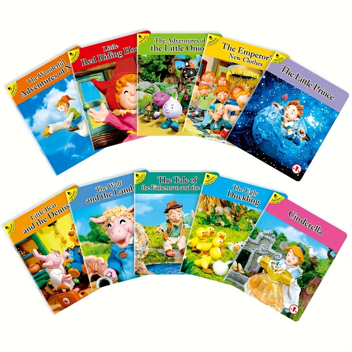 Set of 10 Children's Picture Books for Ages 3 and Up in English