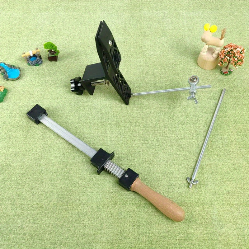 Kitchen Sharpener with Fixed or Adjustable Angles for Fast, Easy Sharpening