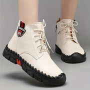 Women's Spring Autumn High Top Oxford Single Boots Comfortable Casual Shoes