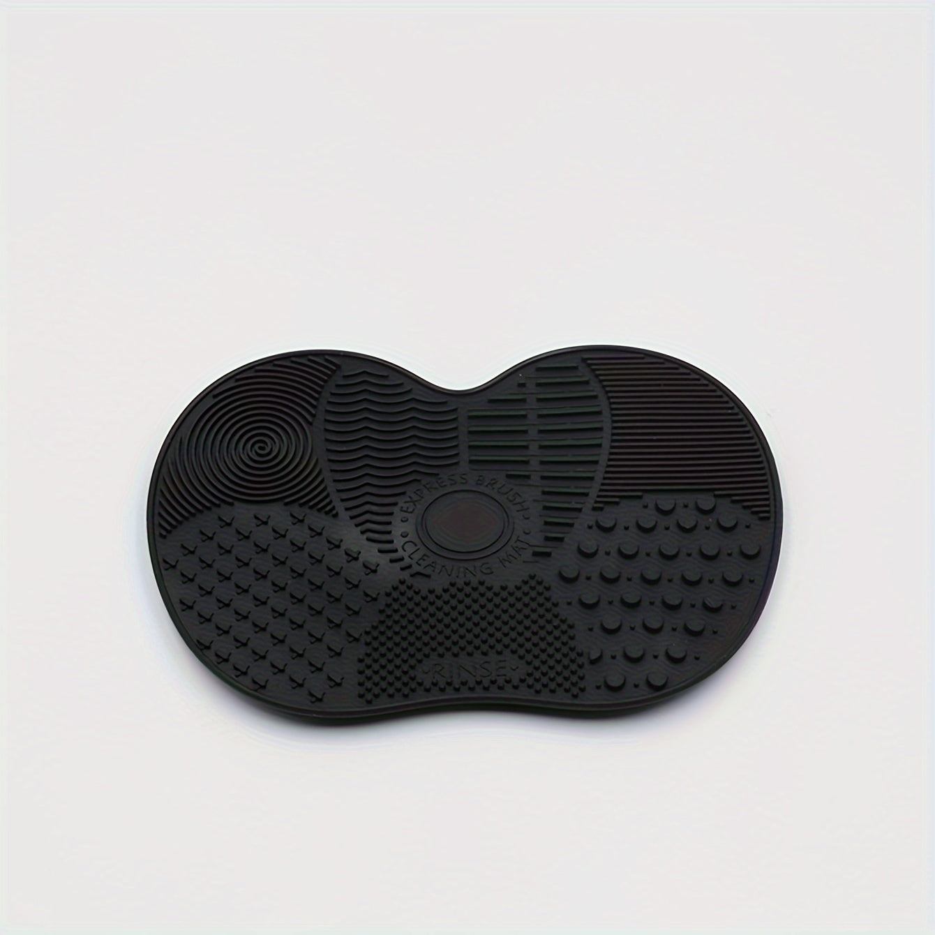 Pink Silicone Apple-Shaped Scrub Pad with Suction Cup for Beauty Care