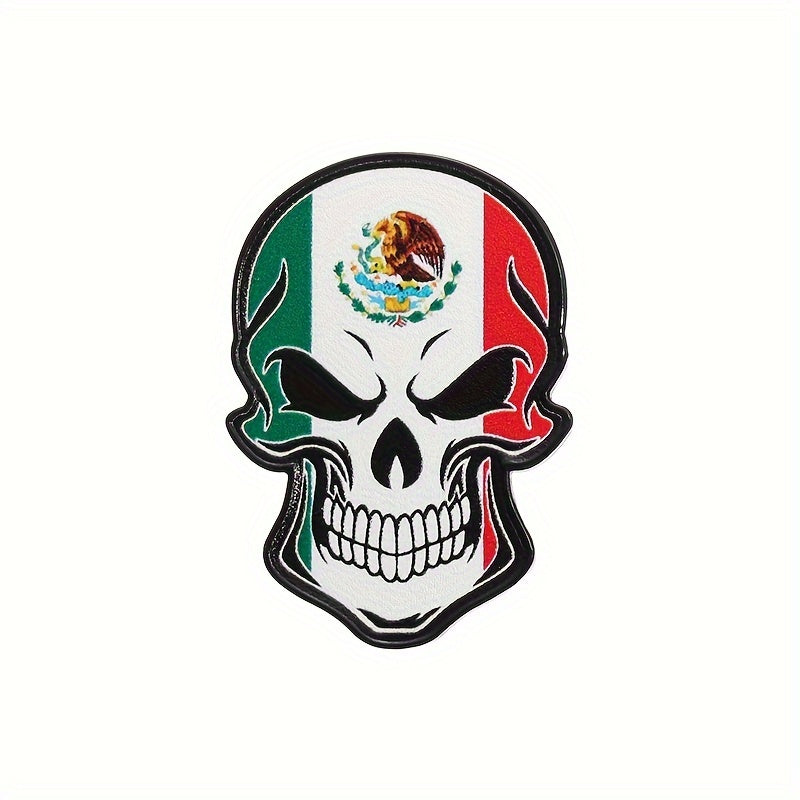 Metal Baseball Cap Pin Set with Mexican Eagle Skull and Chicken Patterns for Hat Decoration