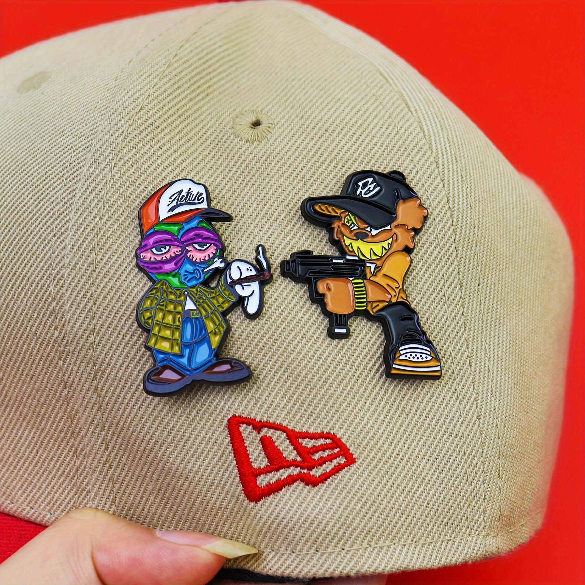 Men's Enamel Baseball Cap Pin Durable Stylish Hat Accessory Gift