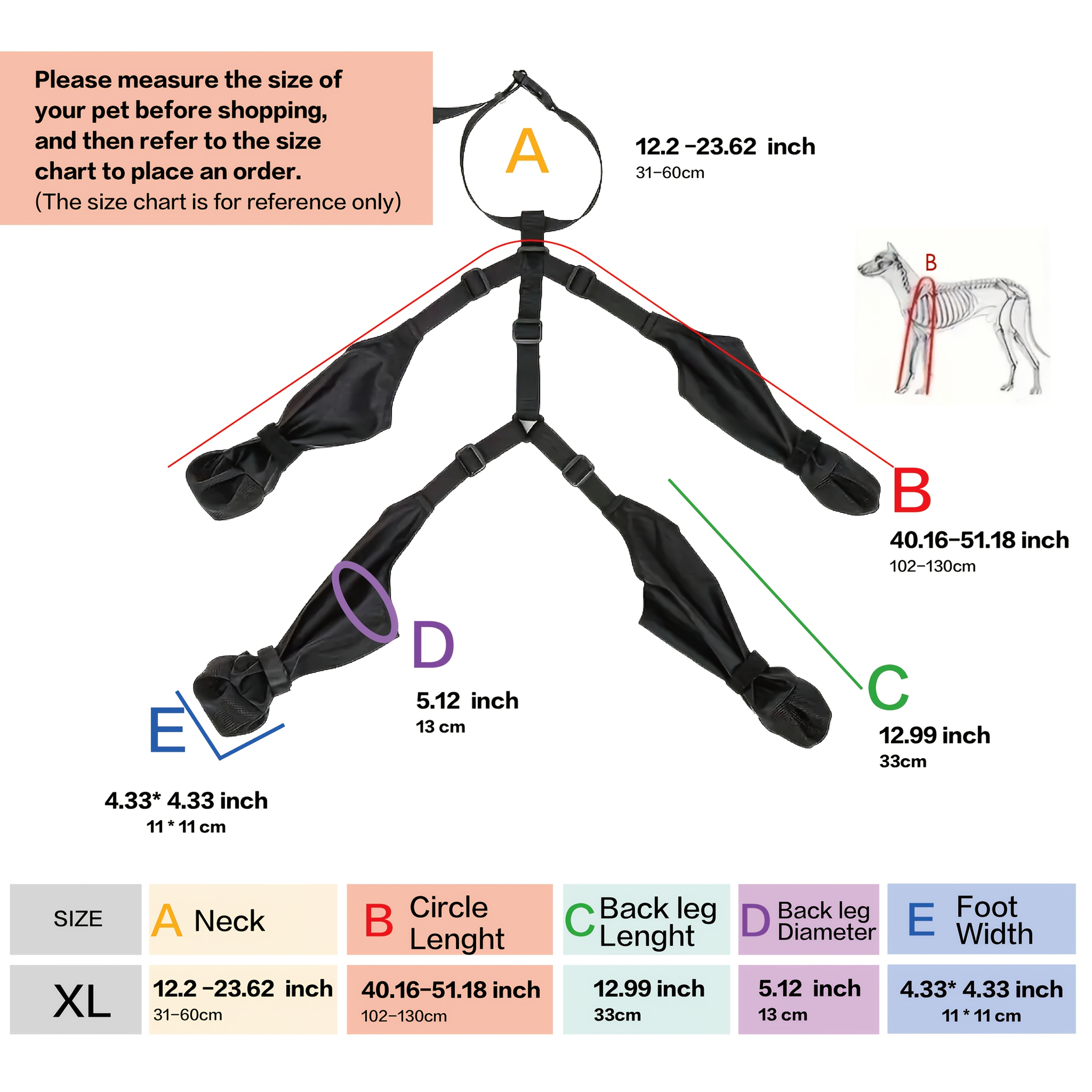 Waterproof Adjustable Dog Boots for All Breeds with Warm Lining and Reflective Safety