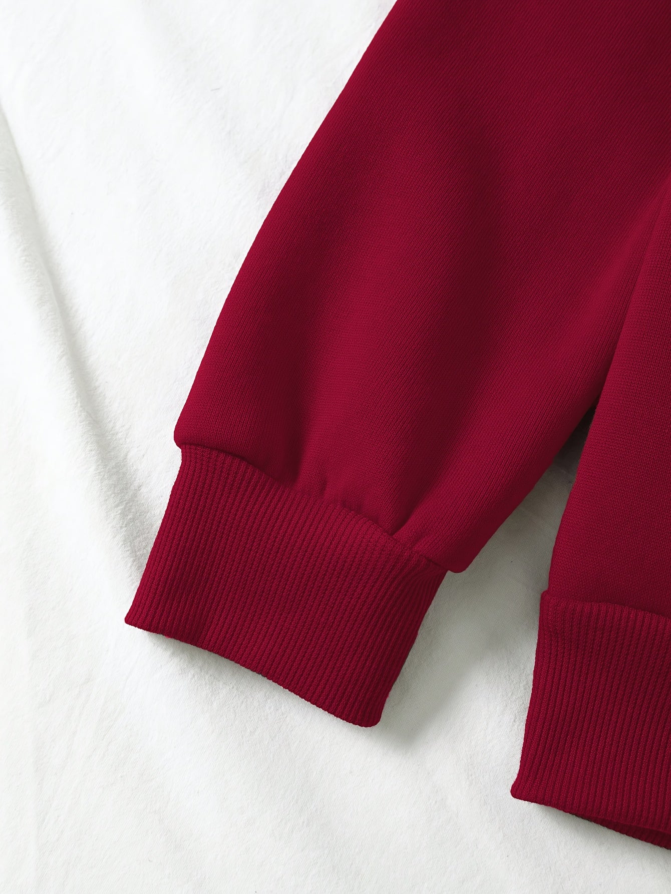 Women's Polyester Crew Neck Sweatshirt Long Sleeve Fall Winter Casual