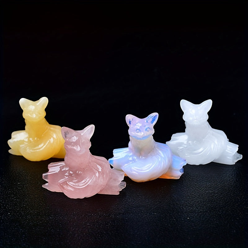 Tabiiy toshdan yasalgan to'qqiz ta sharchali fox oymasi, uy bezaklari va sovg'alar uchun