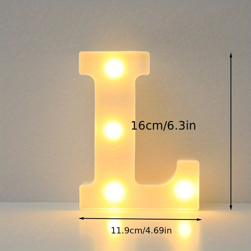 LED Alphabet Letter Lights for Home Decor Wedding Birthday Christmas Party