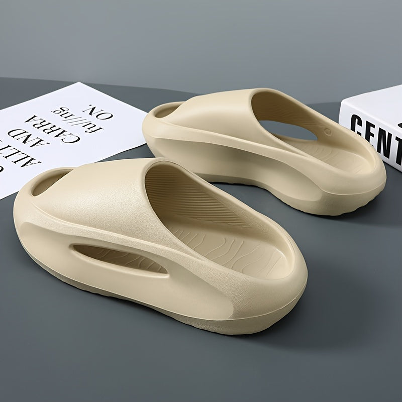 Women's EVA Pillow Slides Wear-Resistant Platform Beach Shoes