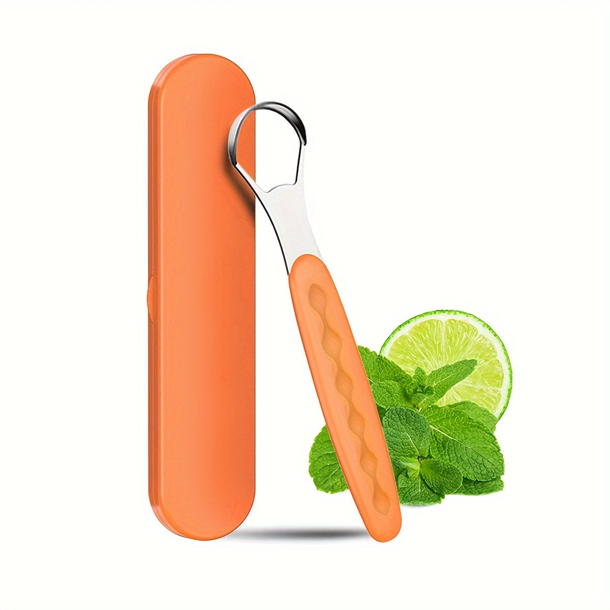 Kattalar uchun zanglamaydilardan tayyorlangan tilni tozalash uchun qalamli tozalash qutisi