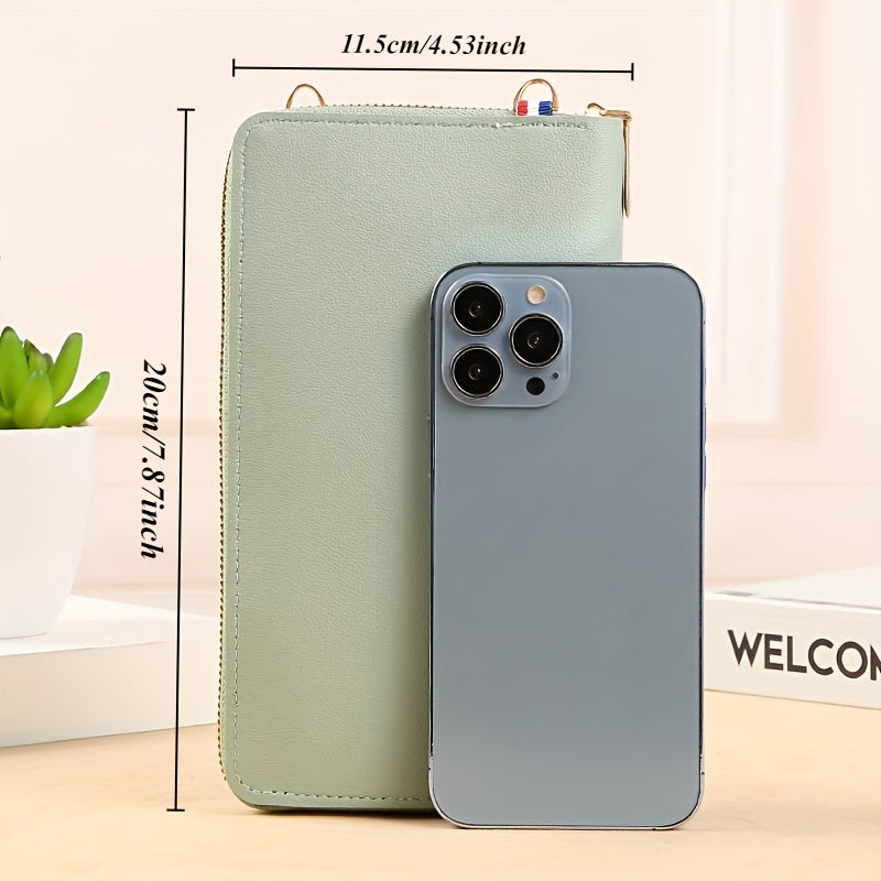 Mini Bag for Women with Touch Screen Phone Pocket Anti-Theft Crossbody Purse Small Gift