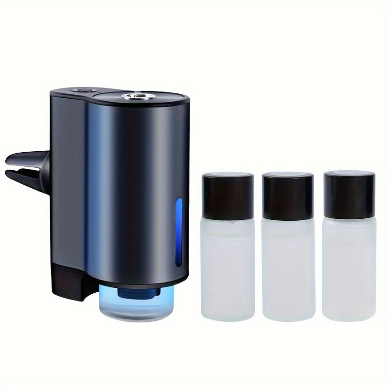 Smart USB Car Aroma Diffuser Essential Oil Humidifier 3-Speed Rechargeable Battery
