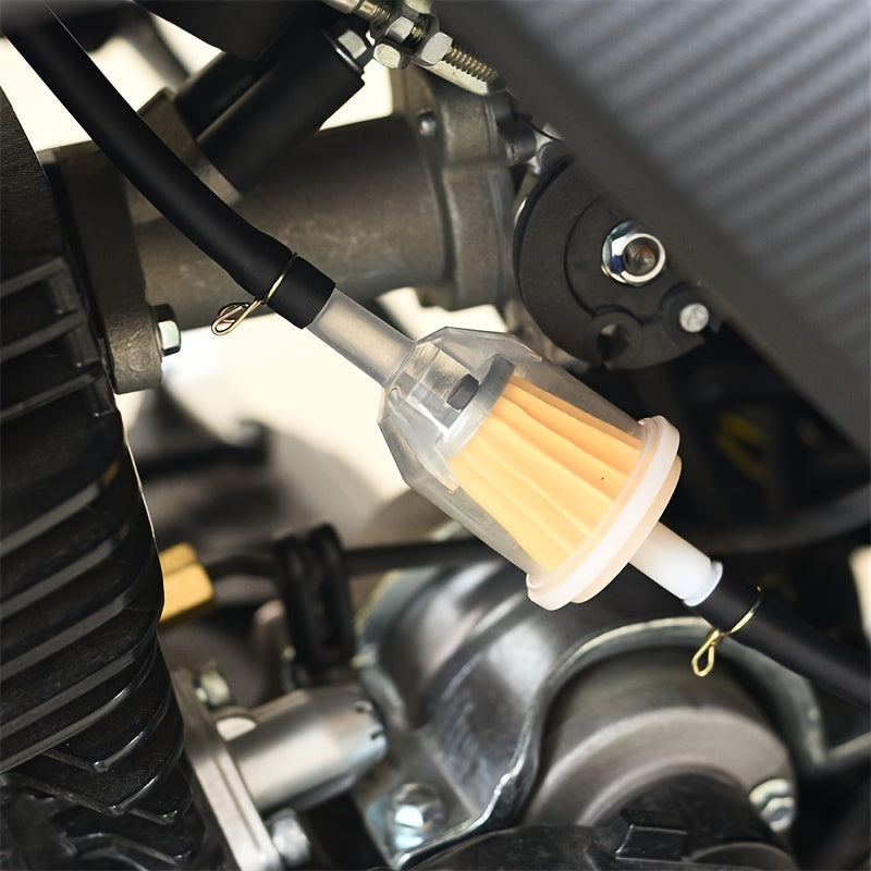 Universal gaz ichki yonilg'i filtrlari magnitlar bilan, mototsikl, ATV, kvad uchun 1/4 5/16, 10 ta paket