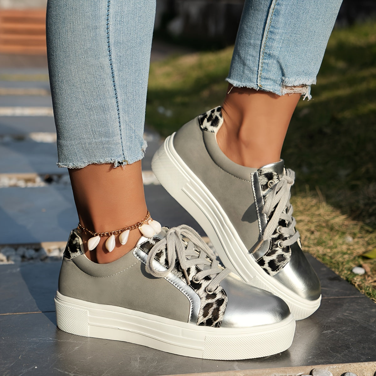 Ayollar uchun kundalik tizzali, pastki qismi ochiq, qora qulay sport poyabzali