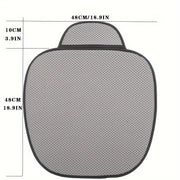 Barcha mavsumlar uchun massaj avtomobil o'rindig'i yostiqchasi - Yoqimsiz yopishqoq, chidamli kanvas qoplamasi