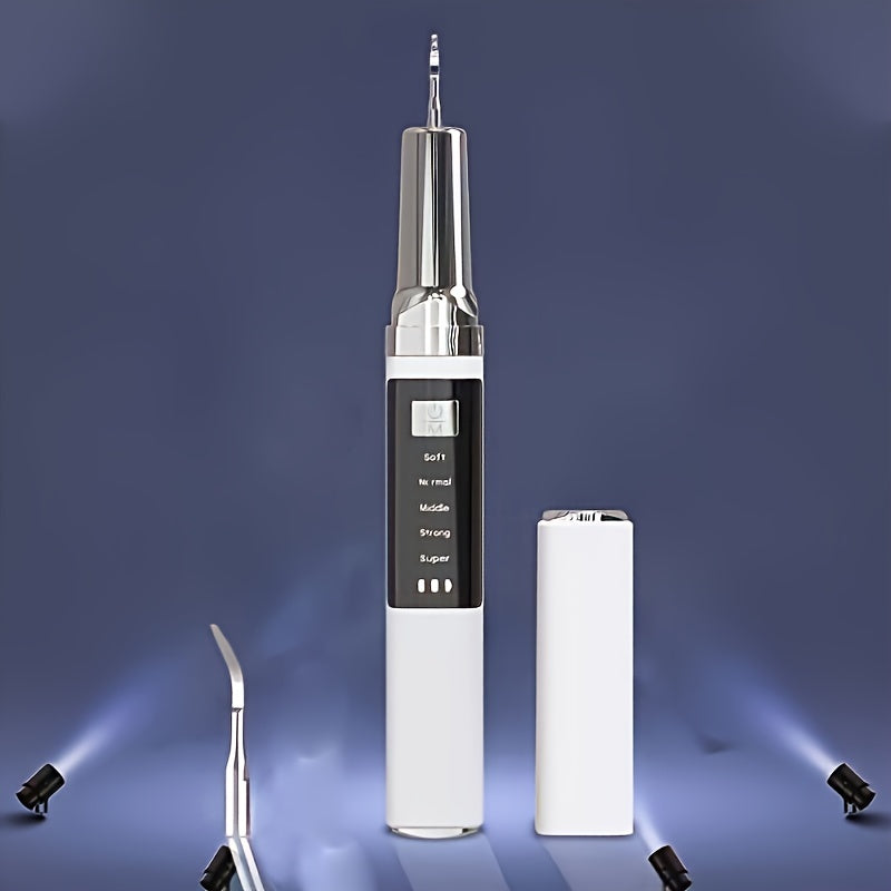 Electric Teeth Cleaner with LED Lights Rechargeable Kit with 2 Replaceable Heads