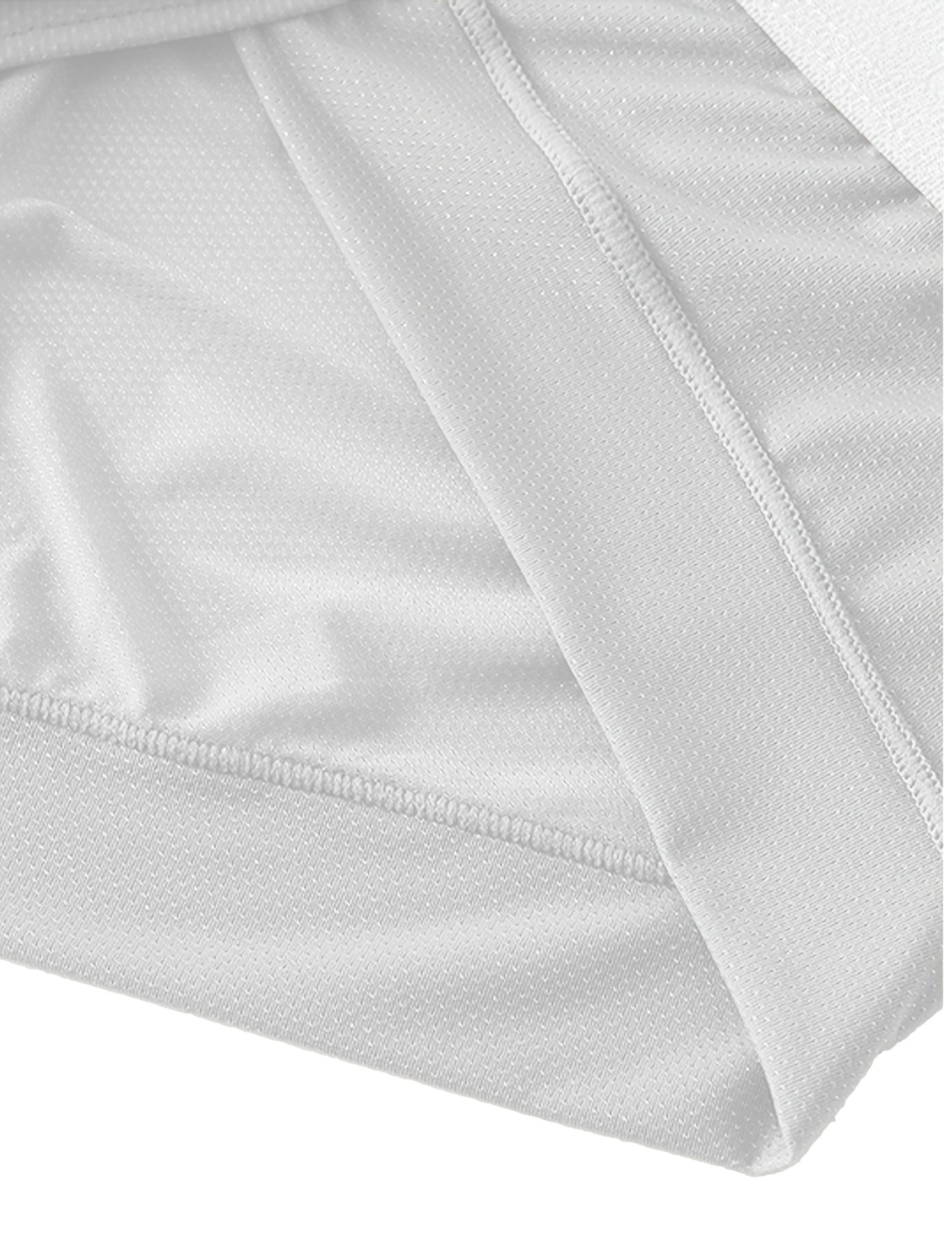 Men's Low-Rise Briefs Breathable Mesh Quick-Dry Knit Fabric Solid Color High Stretch