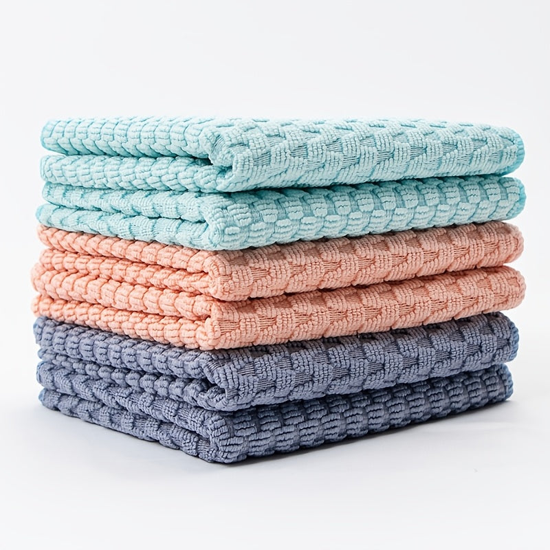 Ikkita yuqori so'riluvchi mikroto'qima tozalash matolari, qalin va tuzilishga ega, idish yuvish va yuzalarni artish uchun mukammal. Rang-barang va kosmik mavzudagi naqshga ega bo'lgan ushbu oshxona sochiqlari uyda foydalanish uchun ideal.