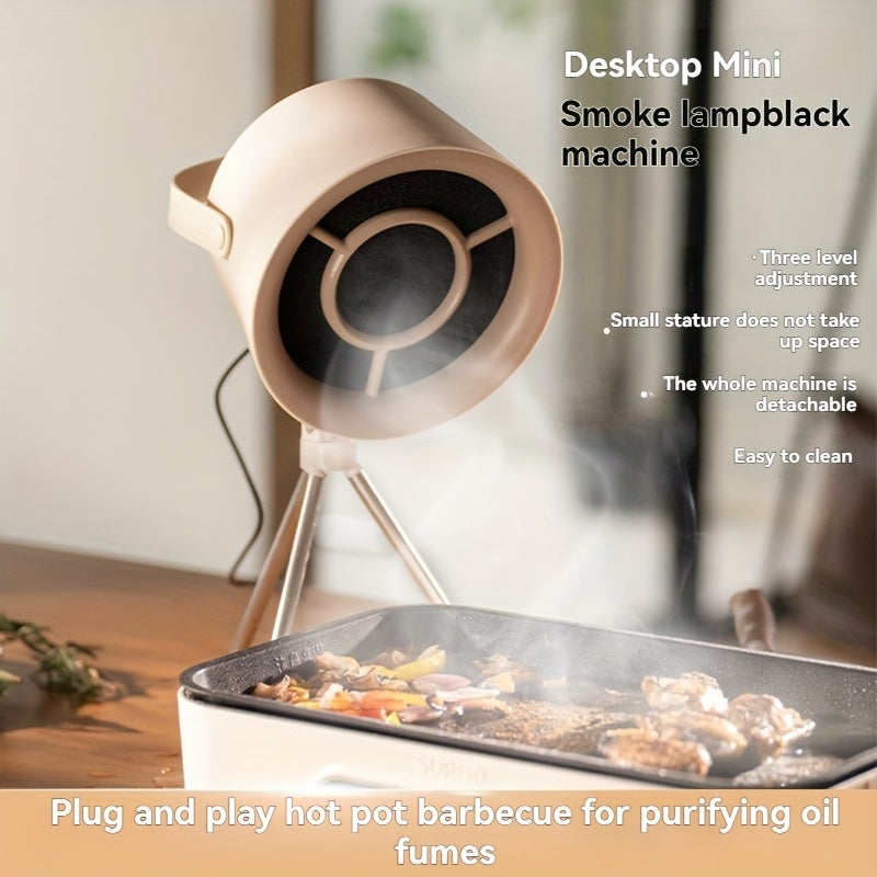 Stol usti range hood, portativ issiq qozonli barbekyu tutqich, USB quvvat bilan ta'minlangan va olib tashlanadigan qopqoq bilan, ideal sovg'a.