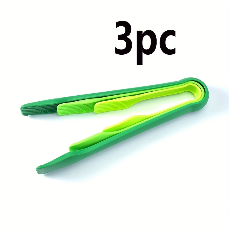 Plastic Food Tongs for Cooking Baking Grilling Kitchen Utensils Buffet Grippers