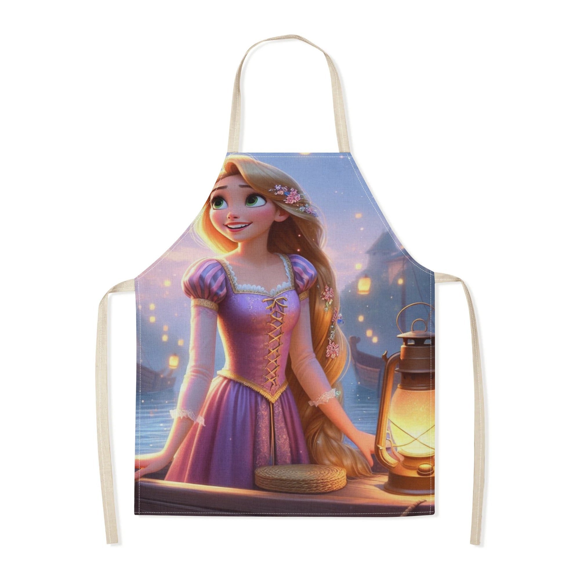Oshxona, restoran, supermarket uchun Elsa multfilm dizayni bilan suv o'tkazmaydigan apron