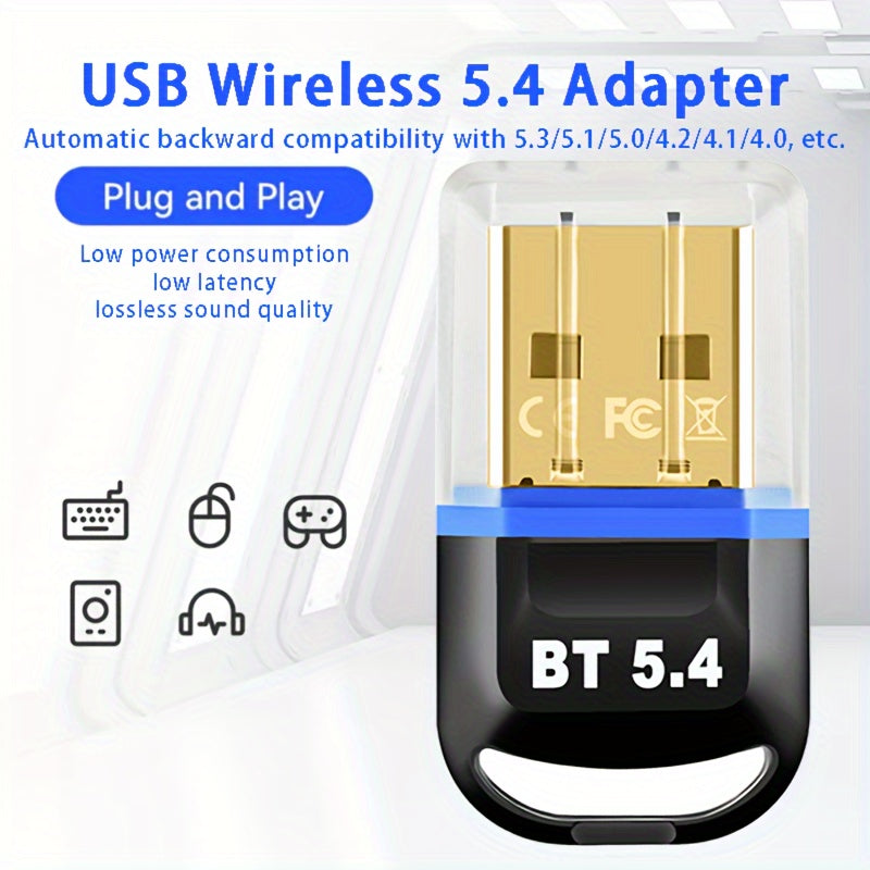 Wireless USB Network Adapter for Windows 11/10/8.1, Plug and Play, Compatible with Multiple Devices