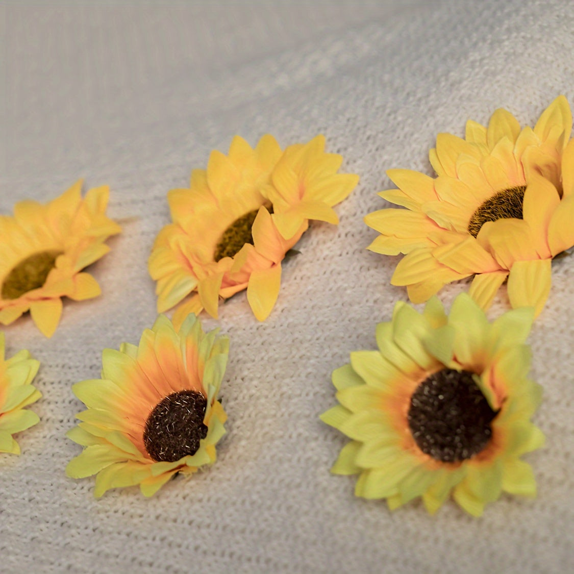 Baby Photography Outfit Set with Sunflower Tutu Skirt and Flower Headband for Photoshoots and Parties