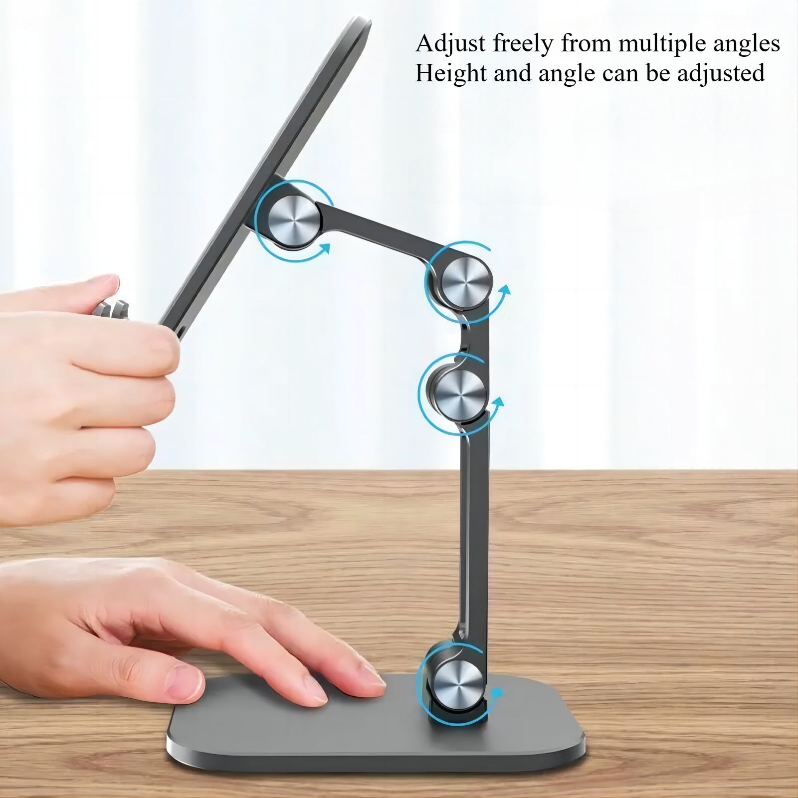 Adjustable Foldable Plastic Phone Stand for Watching Drama Portable Desk Accessory