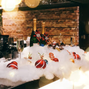 Rojdestvo uchun sun'iy qor bezaklari, ichki makon uchun mo'ljallangan, mo''rt va qalin, qishda dekoratsiya, 80g-320g