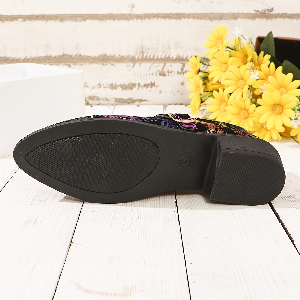 Women's Faux Leather Pointed Toe Flats Retro Casual Shoes Multiple Colors