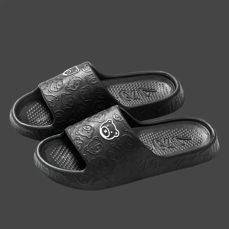 Unisex Slip-On EVA House Slippers Open-Toe Indoor Casual Shoes