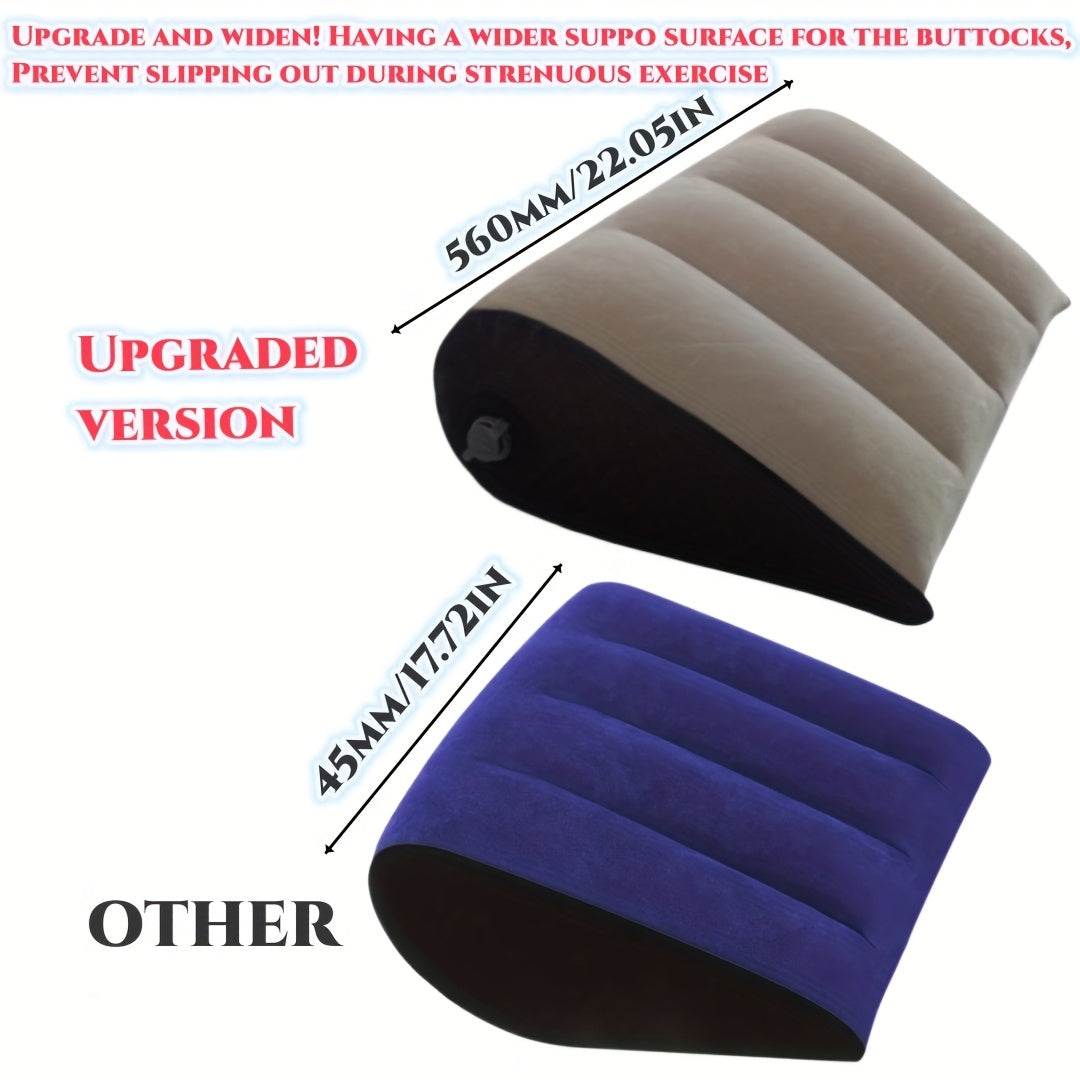 Inflatable Travel Pillow Widening Design for Camping Pregnancy Comfort
