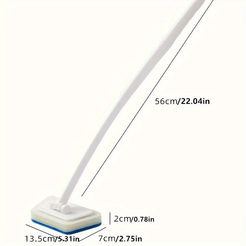 Versatile Cleaning Brush with Swivel Head and Long Handle for Bathroom Kitchen Car