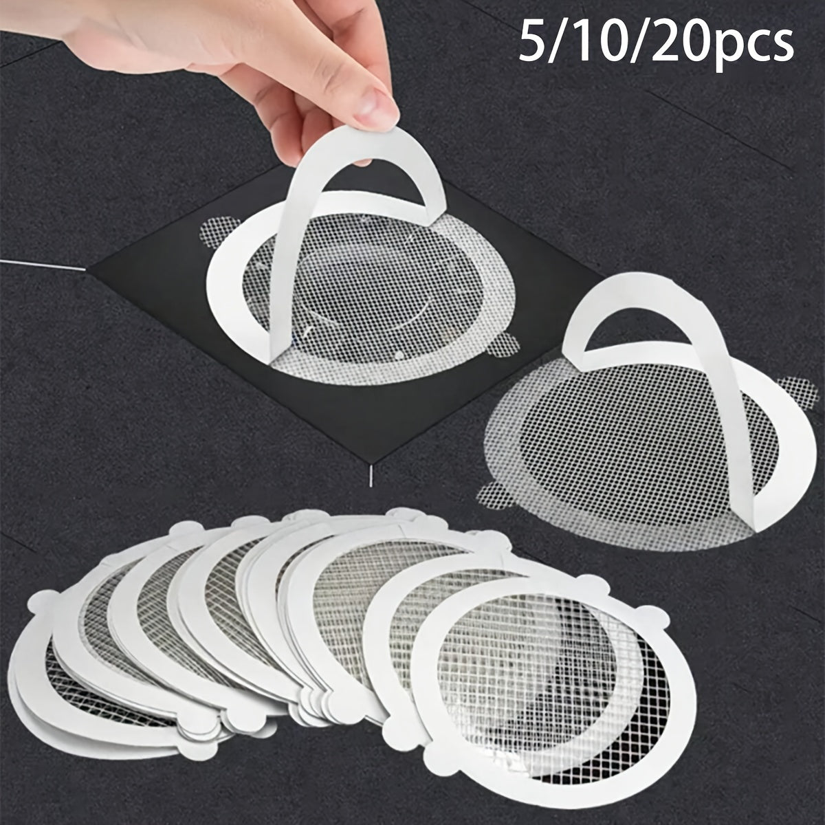 Pegatinas desechables para desagüe de suelo para cocina y baño, prevención de atascos, barrera contra insectos