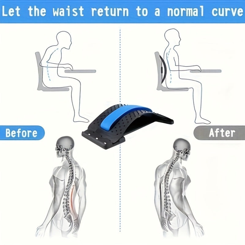 Back Stretcher for Lower Back Pain Relief Adjustable Exercise Yoga Pilates Equipment