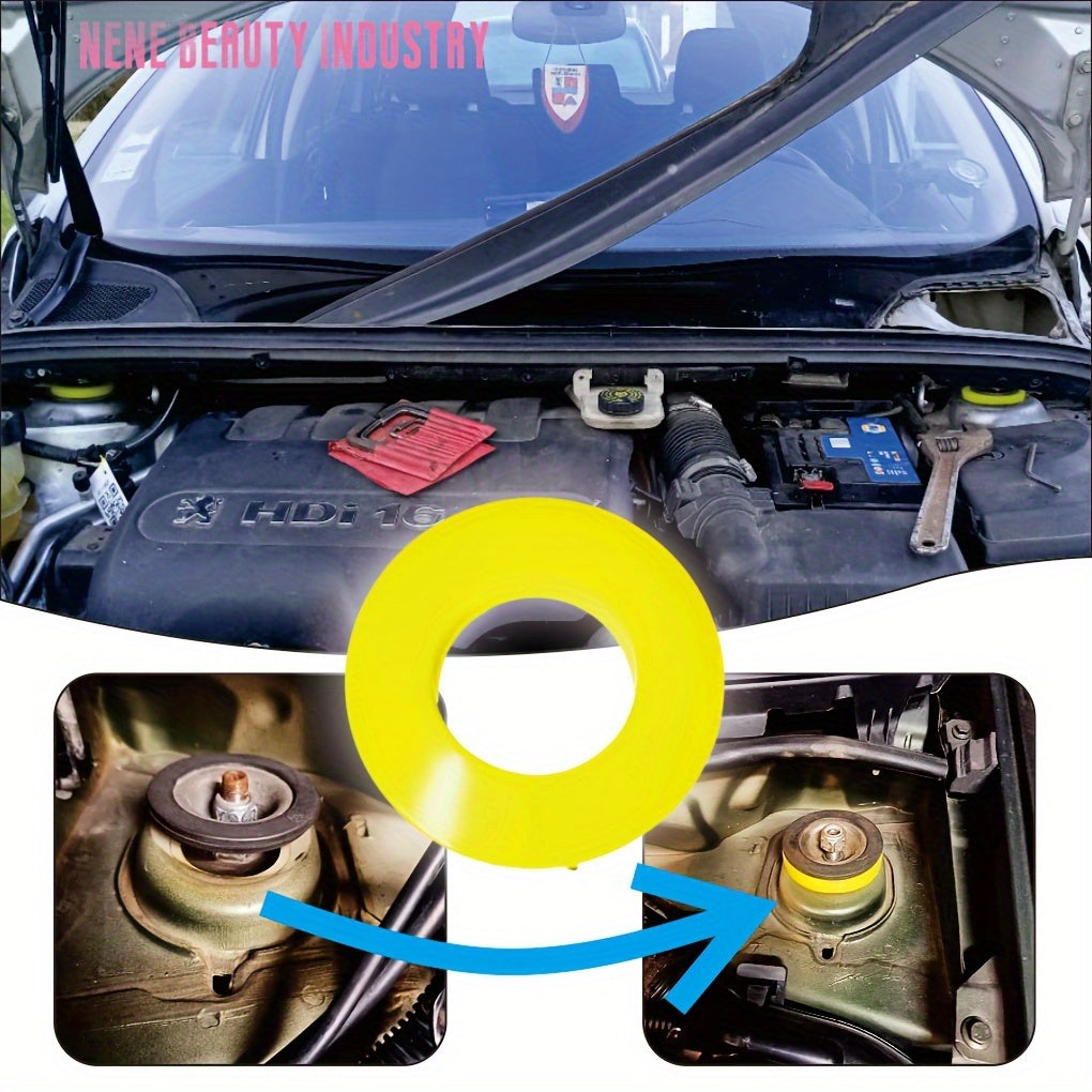 2-Pack Universal Rubber Shock Absorber Mounts for Suspension Damping