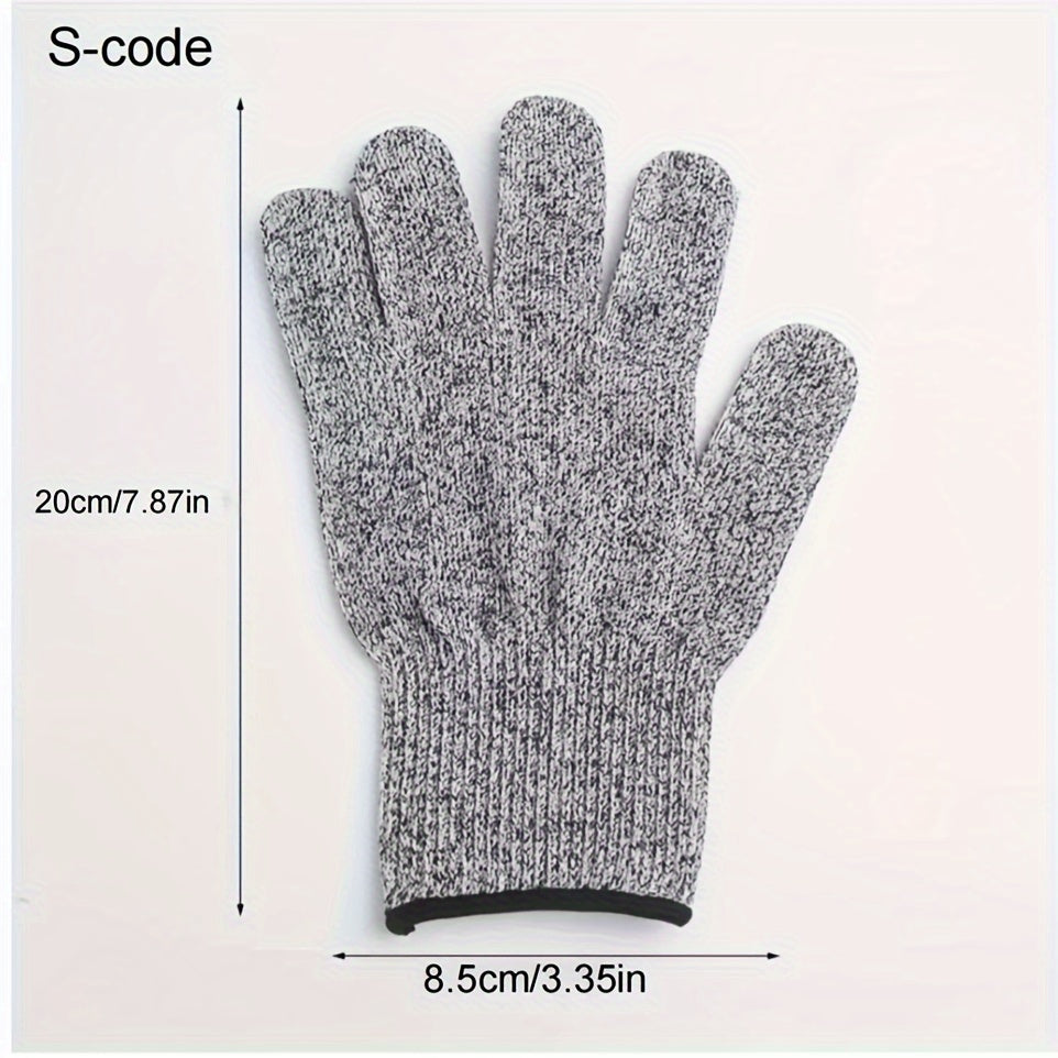 Pair of Cut-Resistant Gloves for Woodworking and Gardening, Hand Protection