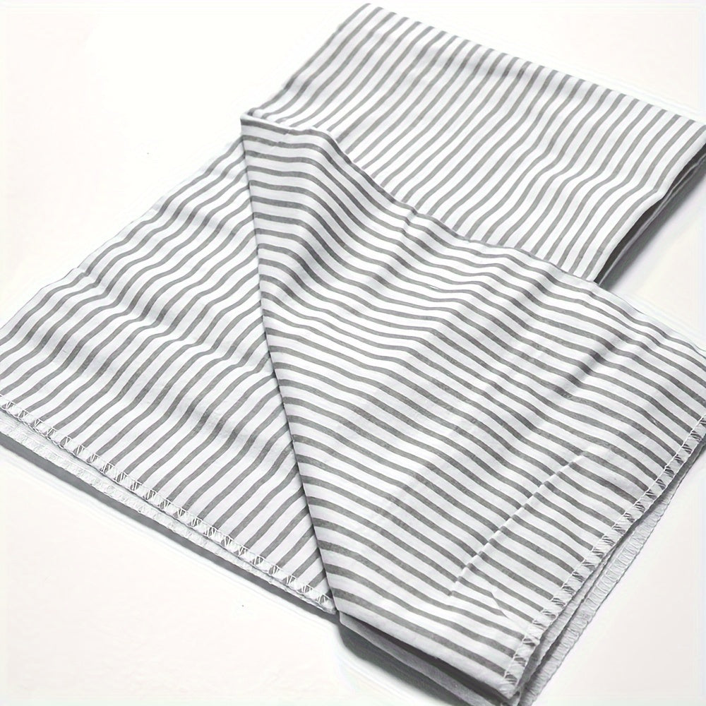 Set of 4 Cotton Flannel Swaddle Blankets for Baby, 76cm Square, Home Decor and Gift