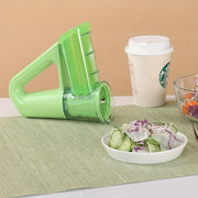 Electric Handheld Vegetable Chopper Slicer with Stainless Steel Blades USB Rechargeable