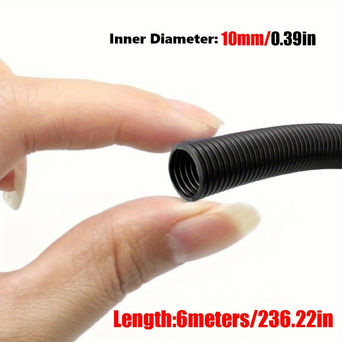 Moslashuvchan kabelni boshqarish qopqog'i 6 metr, olovni yong'inga qarshi simli loom quvurg'i