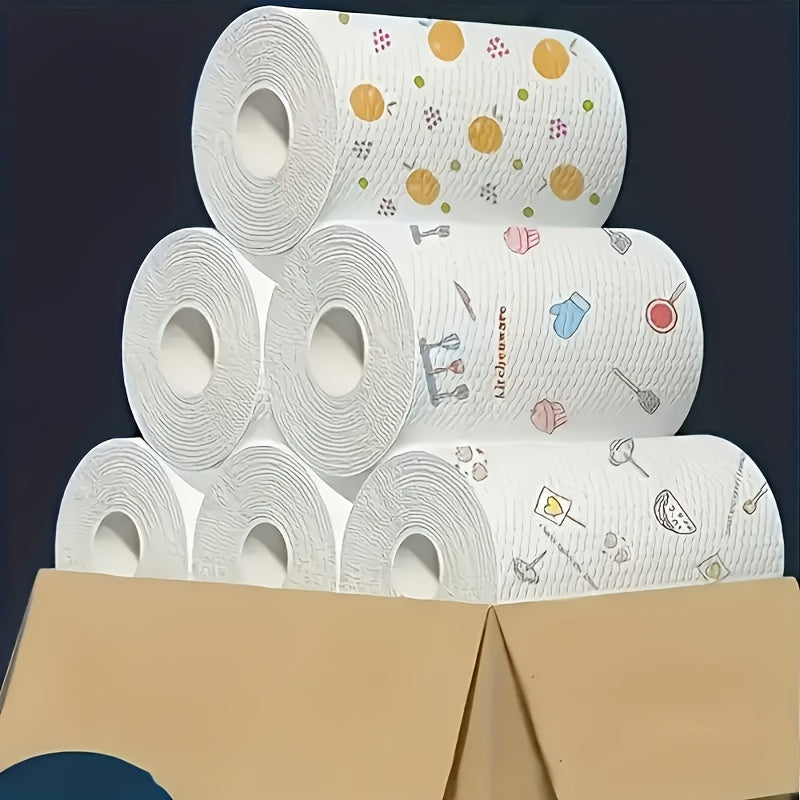 Multi-Purpose Dry and Wet Lazy Wipes for Kitchen Cleaning and Dishwashing