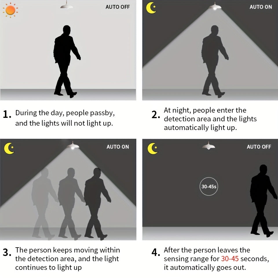 4 ta B22 PIR harakat sensori LED chiroq 6W 9W 12W Sovuq oq Iliq oq Energiya tejash
