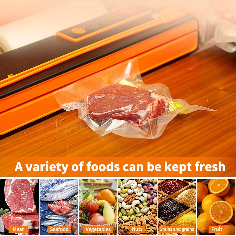 4-Pack BPA-Free Vacuum Sealer Rolls 8/11/14 Inch for Food Storage and Sous Vide