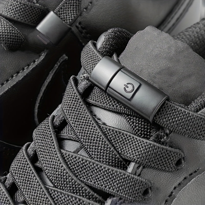 Unisex Elastic No-Tie Shoelaces 100cm Polyester Rainbow Comfortable