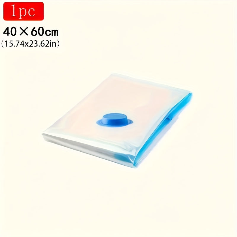 8 шт. сверхбольших вакуумных мешков для хранения 40x60 см с ручным насосом, экономия места, пылезащитные