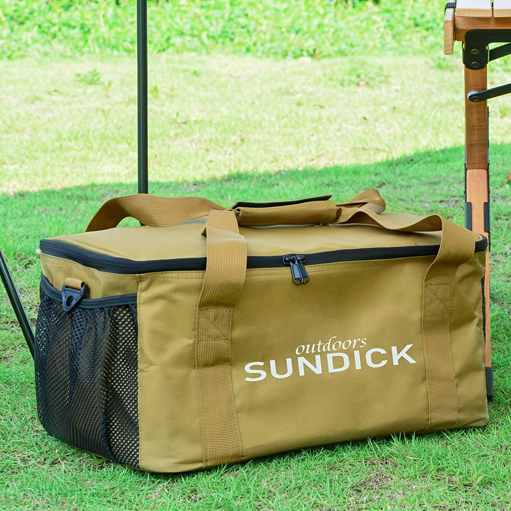 Sundick Tashqi Sayohat Pichoq Rukzak, Oshxona Asboblari va Qozonlar uchun Mustahkam Qo'lga Olingan Sumka bilan