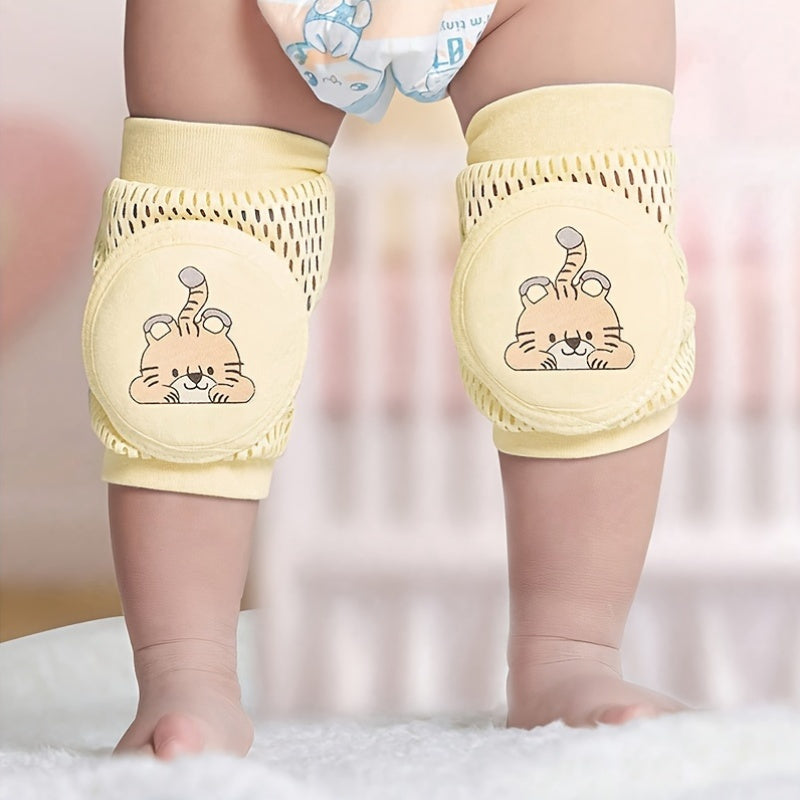 Rodilleras para bebés para gatear, para infantes de 0 a 3 años, azul, poliéster