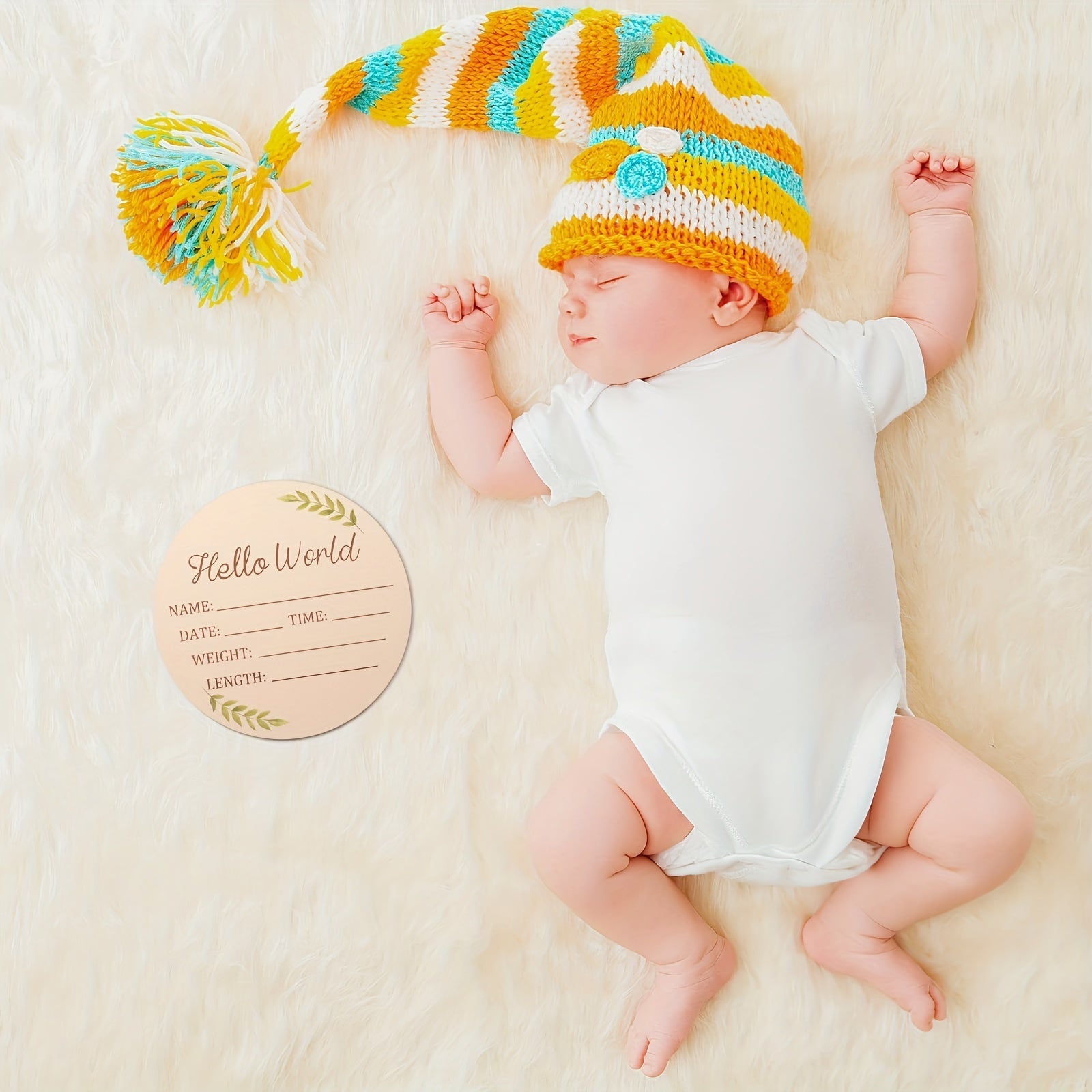 Добро пожаловать, земляне - универсально привлекательная табличка-объявление. Изготовлена из древесины, добытой устойчивым способом. Идеально подходит для запечатления ваших первых моментов вместе и добавления очарования в любую детскую.